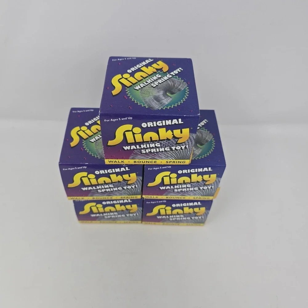Slinky 2004 Original new in original sealed box lot of 5 great stocking stuffer!